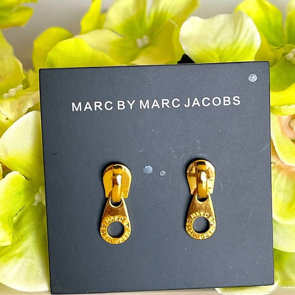Marc By Marc Jacobs zipper pull stud earrings - Picture 3 of 9
